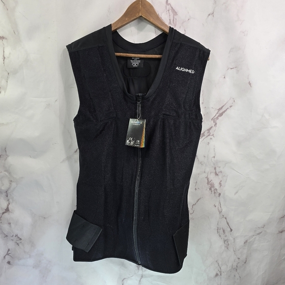 Alignmed Vest Unisex 2XL Black Posture Mylign Pro Taping Shirt Back Neuroband